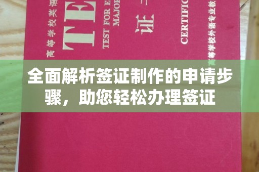 狮潭全面解析签证制作的申请步骤，助您轻松办理签证