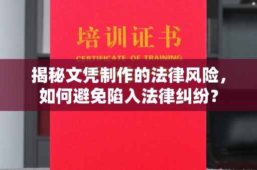 狮潭揭秘文凭制作的法律风险，如何避免陷入法律纠纷？