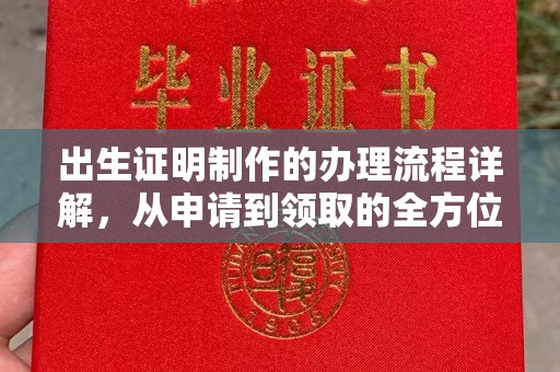 狮潭出生证明制作的办理流程详解，从申请到领取的全方位指南